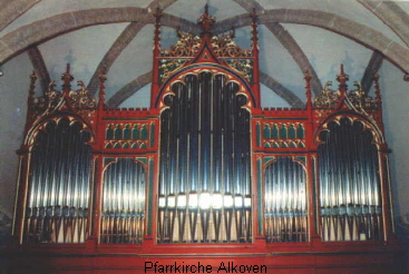 West-Orgel erbaut1997 - Klicken für Originalgrösse