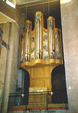 West-Orgel erbaut 1995 - Klicken für Originalgrösse